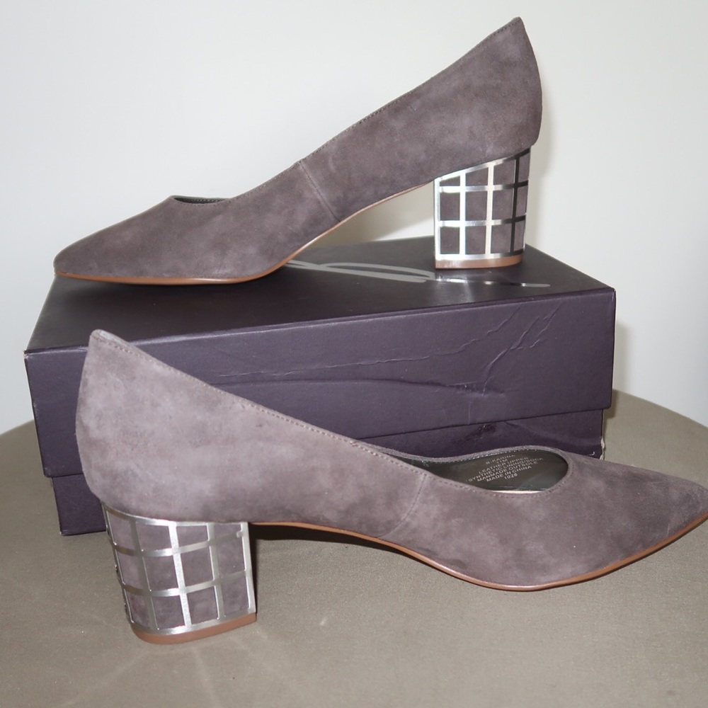 Brian Atwood suede pumps